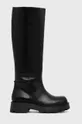crna Kožne čizme Vagabond Shoemakers Cosmo 2.0 Ženski