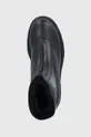 μαύρο Δερμάτινες μπότες Trussardi