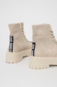 Obuwie Steve Madden Workery zamszowe Skylar Bootie SM11001184.BEIGE.SUEDE beżowy