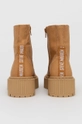 Încălțăminte Steve Madden Bocanci de piele Skyhy Bootie SM11001571.CAMEL.LEATH maro