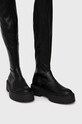 Steve Madden Ghete de piele SM11001585.BLACK negru AW22