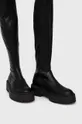 Usnjeni elegantni škornji Steve Madden Esmee Boot črna