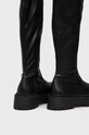 Încălțăminte Steve Madden Ghete de piele SM11001585.BLACK negru