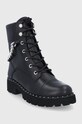 Steve Madden Botki skórzane Gandaria SM11001357.BLACK.MULT czarny AW21
