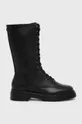 μαύρο Δερμάτινες μπότες Steve Madden Neon Boot Γυναικεία