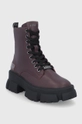 Kožené workery Steve Madden burgundské