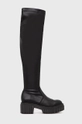 μαύρο Μπότες Steve Madden Roxana Boot Γυναικεία