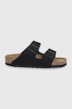 Kožené pantofle Birkenstock ARIZONA přírodní kůže černá 1020694.BLACK
