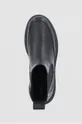 μαύρο Δερμάτινες μπότες Τσέλσι Geox