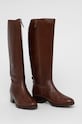 Geox - Kozaki skórzane D FELICITY D04G1A.00043.FELI.BROWN brązowy AW21