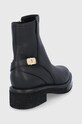 Încălțăminte Emporio Armani Cizme de piele X3M334.XF538.BLACK.BLA negru
