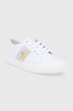 Lauren Ralph Lauren bőr cipő Janson II 802846087001.100 fehér AW21