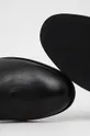 čierna Lauren Ralph Lauren - Kožené čižmy