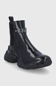 Karl Lagerfeld Sztyblety skórzane GEMINI KL62345.00X KL62345.00X czarny AW21