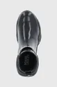 μαύρο Δερμάτινες μπότες Τσέλσι Karl Lagerfeld GEMINI