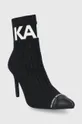 Karl Lagerfeld Botki KL31363.K0L czarny