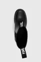 crna Kožne čizme Karl Lagerfeld BIKER II
