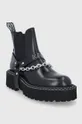 Kožené topánky Chelsea Karl Lagerfeld čierna