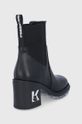 Kožené topánky Chelsea Karl Lagerfeld  Zvršok: Prírodná koža Vnútro: Syntetická látka, Prírodná koža Podrážka: Syntetická látka