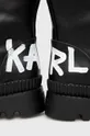 čierna Vysoké čižmy Karl Lagerfeld
