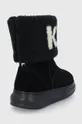 čizme za snijeg od brušene kože Karl Lagerfeld KAPRI KOSI  Vanjski dio: Brušena koža Unutrašnji dio: Tekstilni materijal Potplat: Sintetički materijal