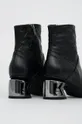 Kožené členkové topánky Karl Lagerfeld  Zvršok: Prírodná koža Vnútro: Syntetická látka, Prírodná koža Podrážka: Syntetická látka