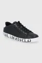 Δερμάτινα παπούτσια Karl Lagerfeld KUPSOLE II μαύρο