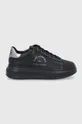 crna Kožne cipele Karl Lagerfeld KAPRI Ženski
