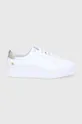 λευκό Δερμάτινα παπούτσια Lauren Ralph Lauren Γυναικεία