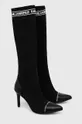 Elegantni škornji Karl Lagerfeld črna