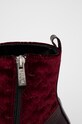 Karl Lagerfeld Botki skórzane KL33052.Wine.Lthr.Te KL33052.Wine.Lthr.Te bordowy
