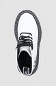 Karl Lagerfeld Workery skórzane KL45260I.011 biały KL45260I.011