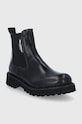 Kožené kotníkové boty Karl Lagerfeld KL45440I.Black.Lthr černá AW21
