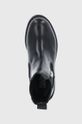 čierna Kožené topánky Chelsea Karl Lagerfeld