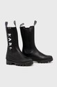 Karl Lagerfeld Sztyblety skórzane KL42590.000 KL42590.000 czarny AW21