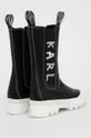 Δερμάτινες μπότες Τσέλσι Karl Lagerfeld TREKKA II  Πάνω μέρος: Υφαντικό υλικό, Φυσικό δέρμα Εσωτερικό: Συνθετικό ύφασμα, Φυσικό δέρμα Σόλα: Συνθετικό ύφασμα