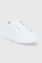 Δερμάτινα παπούτσια Karl Lagerfeld KAPRI λευκό