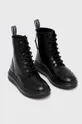 Δερμάτινες μπότες Karl Lagerfeld KAPRI μαύρο
