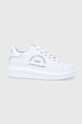 Karl Lagerfeld Buty skórzane KAPRI KL62539.01S platforma biały KL62539.01S
