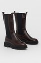 Kurt Geiger London Sztyblety skórzane Stint 5369230109.30 brązowy AW21