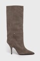 Μπότες σούετ Patrizia Pepe στιλέτο μπεζ 2VA295.B604