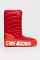 czerwony Love Moschino Śniegowce Damski