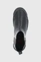 μαύρο Δερμάτινες μπότες Τσέλσι Love Moschino