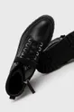 čierna Kožené členkové topánky Twinset