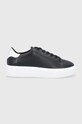 Marc O'Polo Buty skórzane platforma czarny 10716283501100.990