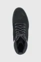 čierna Kožená obuv Timberland
