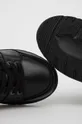 μαύρο Δερμάτινες μπότες χιονιού Calvin Klein