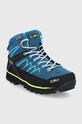 Topánky CMP MOON MID WMN TREKKING SHOE WP 31Q4796.M916 modrá AW21