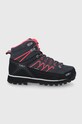Topánky CMP MOON MID WMN TREKKING SHOE WP semišová koža tmavomodrá 31Q4796.U423