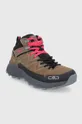 CMP buty zamszowe KALEEPSO MID WMN HIKING SHOE WP beżowy